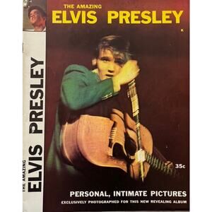 1956 The Amazing Elvis Presley Magazine Graceland Hollywood TCB The King EP
